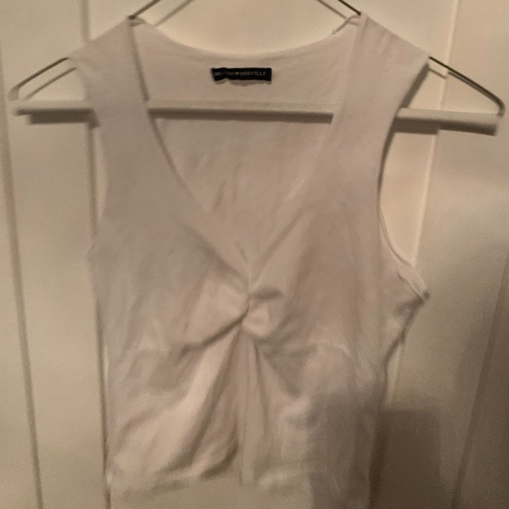 Womens Brandy Belleville White Tank